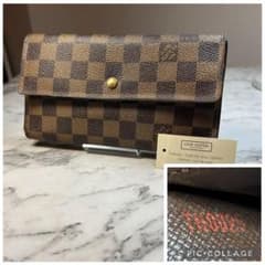 LV 三つ折り財布 インターナショナル ダミエ TH0025 6514 LV 三つ折り財布 インターナショナル ダミエ TH0025 6514 - メルカリ