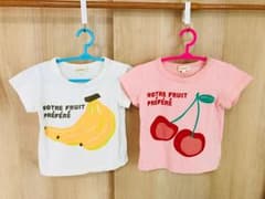 双子 おそろい Tシャツ 80のサムネイル