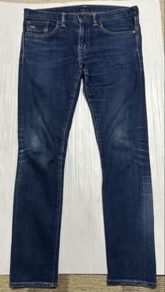 レア RRL アメリカ製 SKINNY FIT セルビッチデニム - メルカリ
