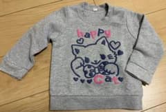 ベビー 猫 トレーナー 90cmのサムネイル