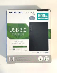 I・O DETA USB3.0対応 ポータブルHDDのサムネイル