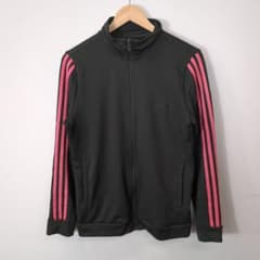 adidas トラックジャケット ブラック ピンク　スポーツMIXのサムネイル