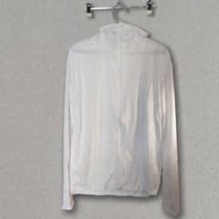 【新品】スウェットジャケット XL 白 フード付き 薄手 ゆったりのサムネイル