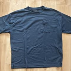 ポケット付き 半袖Tシャツ ブルーグレーのサムネイル
