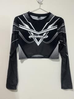 SHEIN ICON Bikercore クロップTシャツのサムネイル