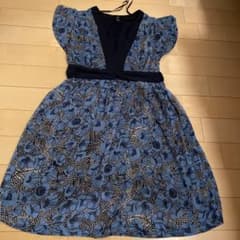 半袖　花柄　ワンピース　H&M 42 Lのサムネイル