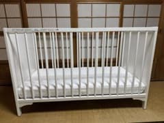 IKEA ソルグル ベビーベッド＋マットレス イェッテトロット 引き取り 