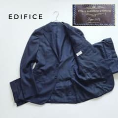 EDIFICE カノニコ Super110's セットアップ ブラックネイビー - メルカリ