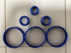 かつお様 ダイヤルリングカバー（青）セットのサムネイル