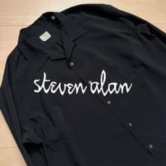 フィルザビル×スティーブンアラン オープンカラーブラックシャツ L APC フィルザビル×スティーブンアラン オープンカラーブラックシャツ L APC