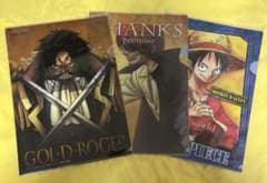 ONE PIECE 이치 반 쿠지 클리어 파일 & 스티커 전 3 종 세트