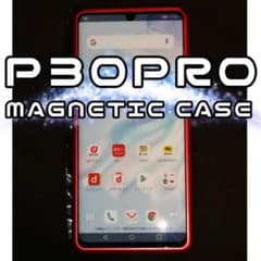♥️入荷♥️HUAWEI P30PROマグネットケース　レッドのサムネイル