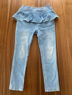 petit main フリルデニムパンツ110のサムネイル