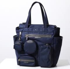 【最終/5月まで】美品ANYA HINDMARCH COMMUTER 紺のサムネイル