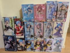 リゼロ フィギュアまとめ売り 大精霊パック　SPM　もふもふパック　AMP リゼロ フィギュアまとめ売り 大精霊パック SPM もふもふパック AMP
