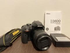 Nikon D3400 18-55 VR レンズキット BLACKのサムネイル