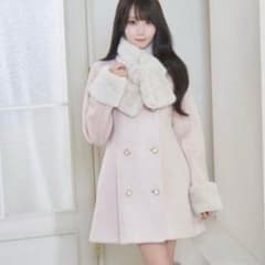 rosemuse tippet muffler set coat ピンク Rosé Muse tippet muffler set coat ピンク - メルカリ