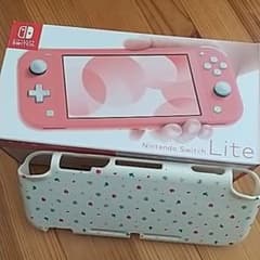 Nintendo Switch コーラル 新品未開封 どうぶつの森カバー付のサムネイル
