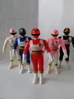 電撃戦隊チェンジマン1985年(ソフビ)5体セットのサムネイル
