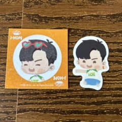 スシロー インザソム j‐hope 2セット ピック　ステッカー　シリアル未使用のサムネイル