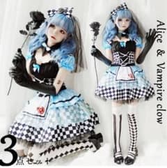 【最終値下げ】ハロウィンコスプレ♡アリス風メイドのサムネイル