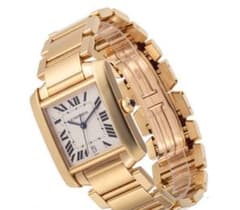 Cartier ゴールド クォーツ腕時計のサムネイル