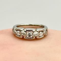 ラベリテ LaVeriteプラチナ900 0.37ct ダイヤモンドリング - メルカリ