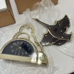 新品箱付 CITIZEN スイングスワン 4RP701 昭和レトロ 置き時計 紺 新品箱付 CITIZEN スイングスワン 4RP701 昭和レトロ 置き時計 紺