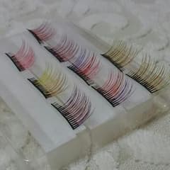 ポイント　カラー　エクステ　つけまつげ　1ペアのサムネイル