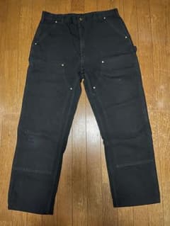 USA製　カーハート　ダブルニー　BK W36 カーハート ダブルニー Carhartt USA製 B01 BLK W36 - メルカリ