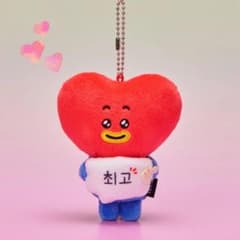 BT21 오늘의 기분 응원 봉제 키링 TATA