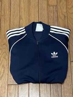 adidas ネイビー ジップアップジャケットのサムネイル