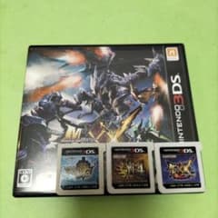 [세트] 3DS 몬스터 헌터 더블 크로스 + 4 + 3G