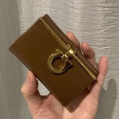 【使用済】フェラガモ　キーケース　ブラウンのサムネイル