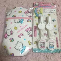 【新品】ハローキティ哺乳瓶ケース&ベビーカークリップのサムネイル