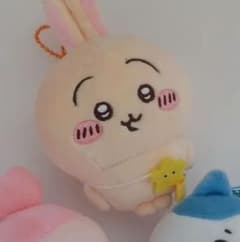 치이카와 봉제인형 마스코트 3개 세트 하치와레 토끼 古本屋