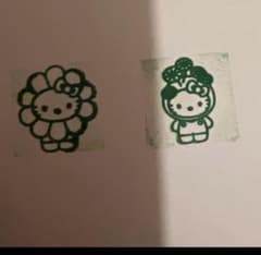 万博　スタンプ　藻キティ　日本館　シール