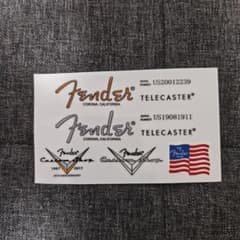 ⑦Fender telecaster デカールセットのサムネイル