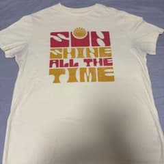 【Goodfellow & Co】70sレトロ風 プリントTシャツ L クリームのサムネイル