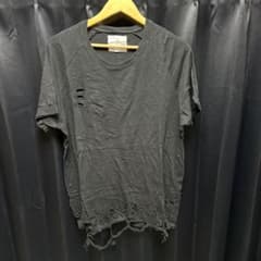 KMK ダメージ加工 半袖Tシャツ ブラックのサムネイル