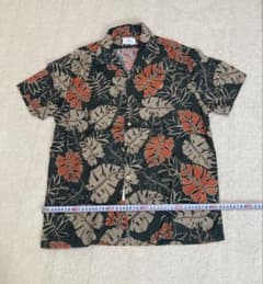 SERGE BLANCO アロハシャツ ボタニカル柄 半袖のサムネイル