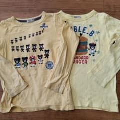 ダブルビー　ミキハウス　ロンT　二枚のサムネイル
