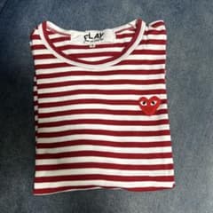 PLAY COMME des GARCONS ボーダー長袖Tシャツ Sのサムネイル