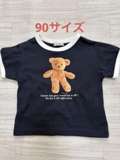 【branshes】クマ柄　サイズ90 半袖tシャツ トップスのサムネイル