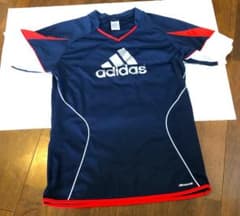 adidasアディダス スポーツTシャツ ネイビー 男性Lサイズのサムネイル