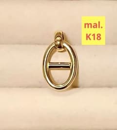 mal.K18 ペンダントトップ K18クラシックアンカーL mal.レレレさん