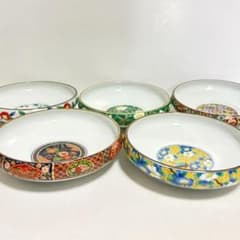 錦絵変り鉄鉢揃 高級陶器 有田焼 吾山窯 5枚セット - メルカリ
