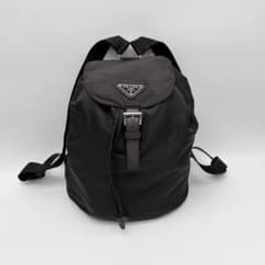 プラダ PRADA ナイロン 巾着 リュック バックパック トライアングル