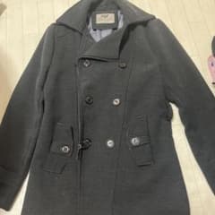 【美品】ARMANI カジュアルコレクション ピーコート ダークグレーのサムネイル