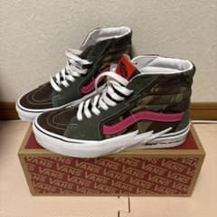 VANS Sk8-Hi カモフラージュ/ピンク - メルカリ